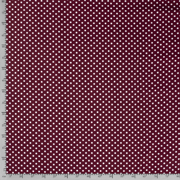 Cotton Poplin fabric Dots printed 