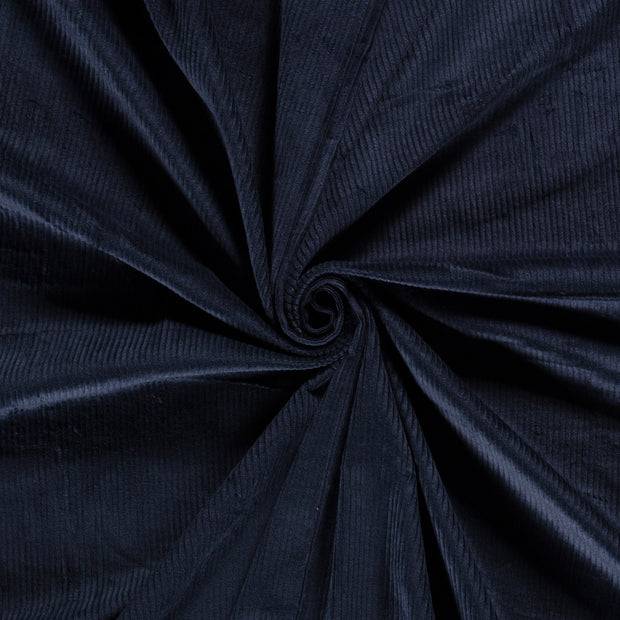 Jumbo Corduroy Stretch 6w tela Azul marino 