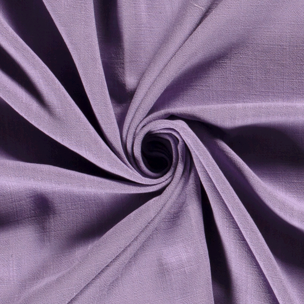 Woven Viscose Linen fabric Unicolour Lila