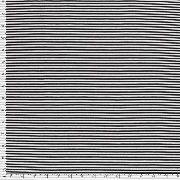 Cotton Jersey Yarn Dyed fabric Stripes Optical White