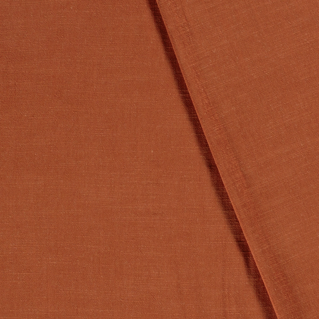 Woven Viscose Linen fabric Unicolour slub 