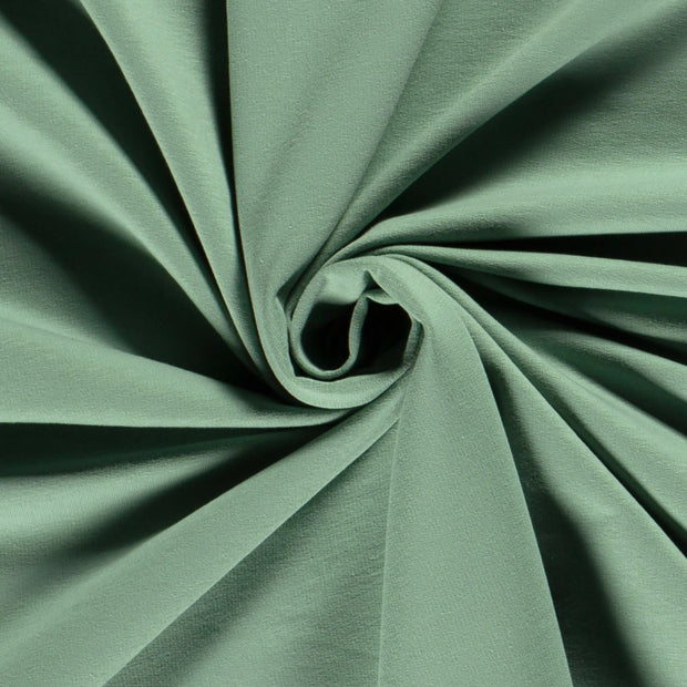 French Terry fabric Unicolour Dark Mint