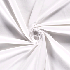 Cotton Jersey recycled Unicolour Optical White