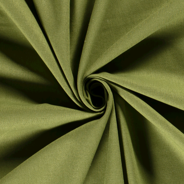 Woven Viscose Linen fabric Unicolour Lime Green