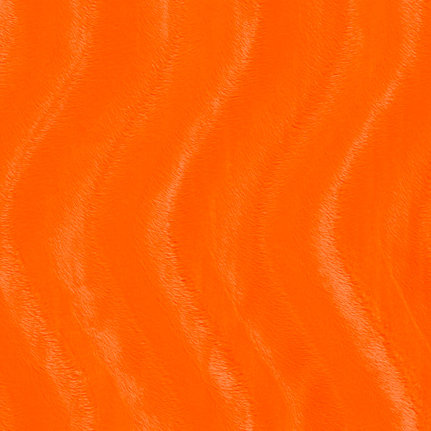 Velours stof Effen Neon Oranje