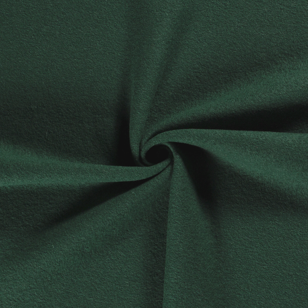 Wool Boucle fabric Dark Green 