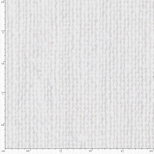 Pure linen fabric Unicolour Optical White