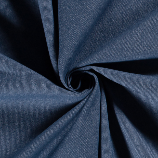 Denim Stretch fabric Unicolour Baby Blue