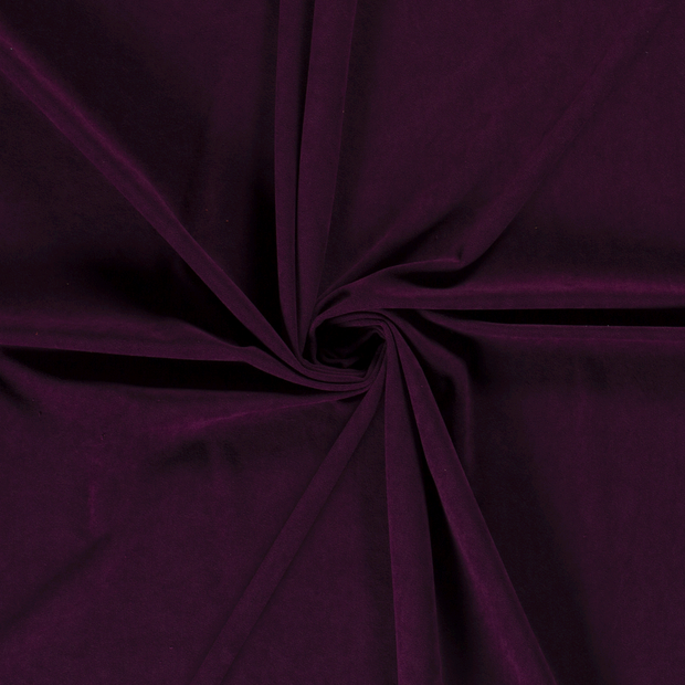 Velvet fabric Bordeaux 