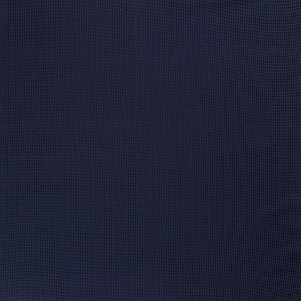 Knitted Waffle fabric Navy matte 