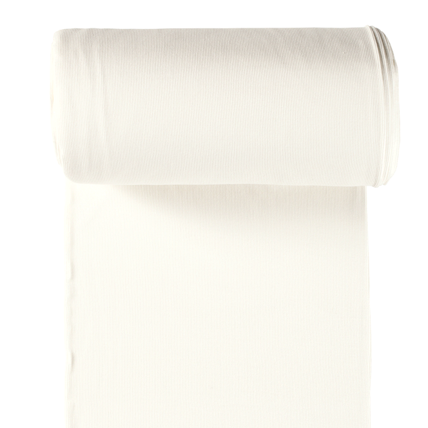 Cuff Material 2x2 rib fabric Off White 