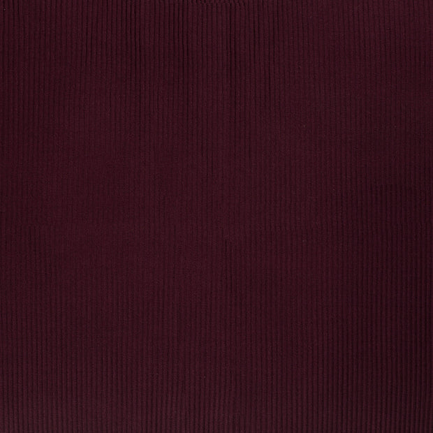 Rib Jersey fabric Wine red matte 