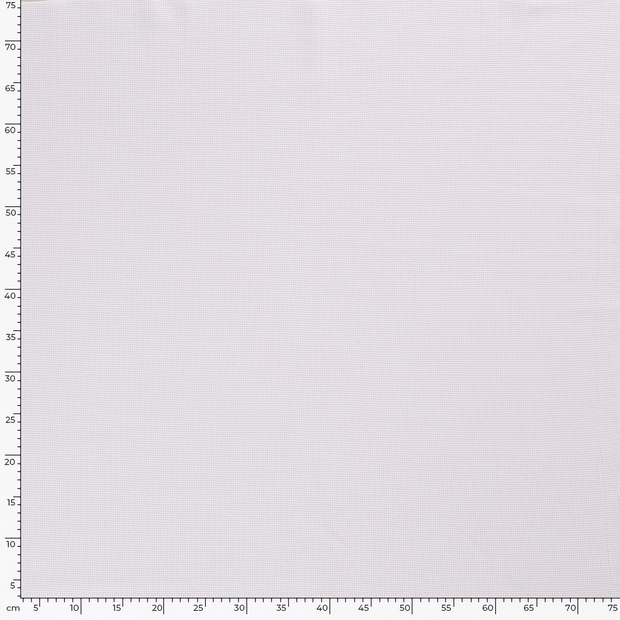 Gauffré Jersey tissu Unicolore Blanc