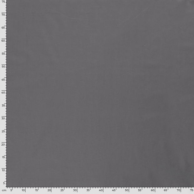 Voile fabric Unicolour Dark Grey