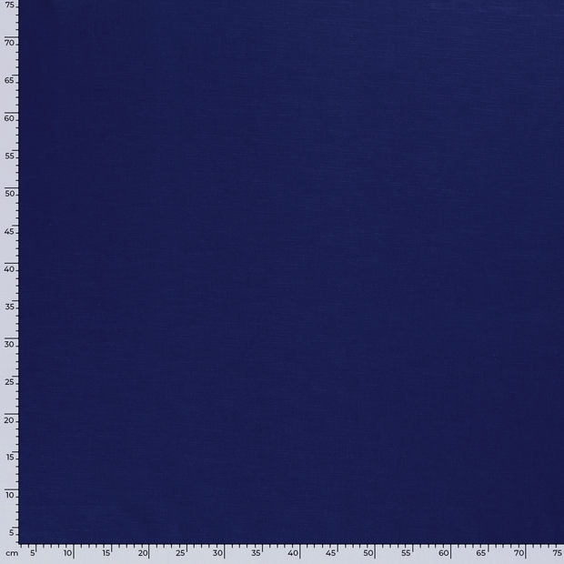 Ramie Linen fabric Unicolour Cobalt