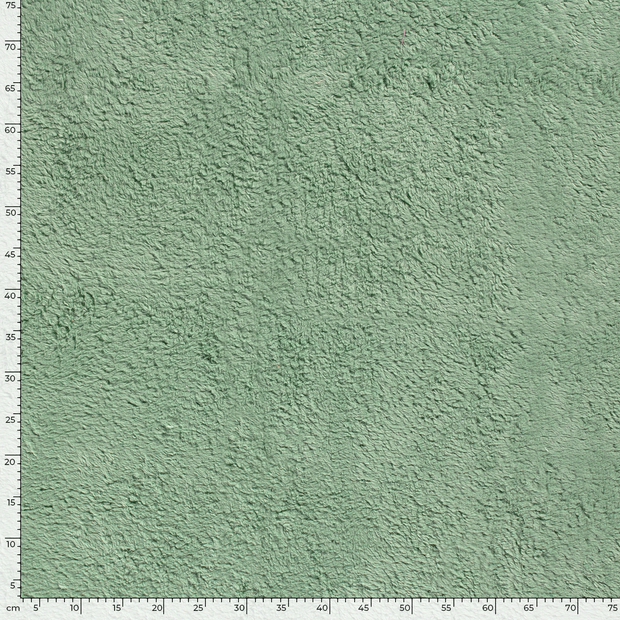 Teddy fabric Unicolour Dark Mint