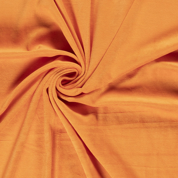 Nicky velours fabric Unicolour Orange