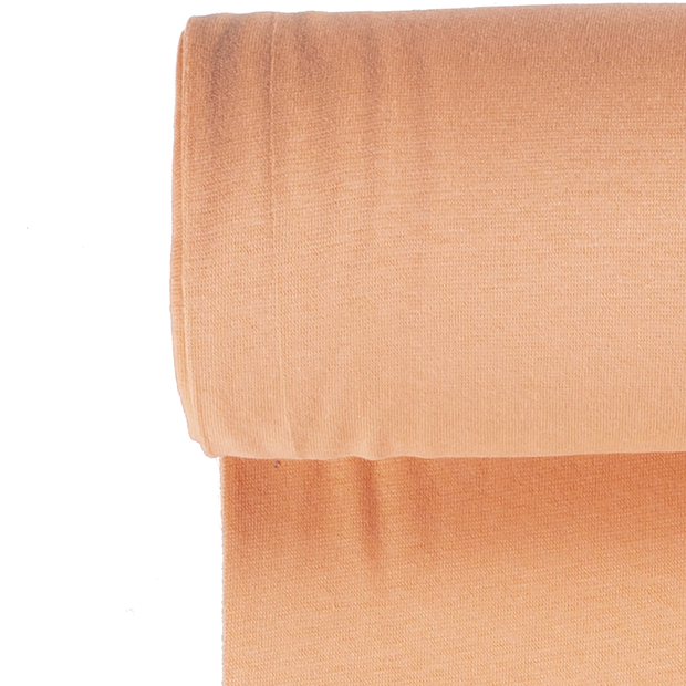 Cuff fabric Unicolour Peach