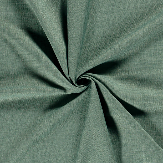 Linen Look fabric Dark Mint 