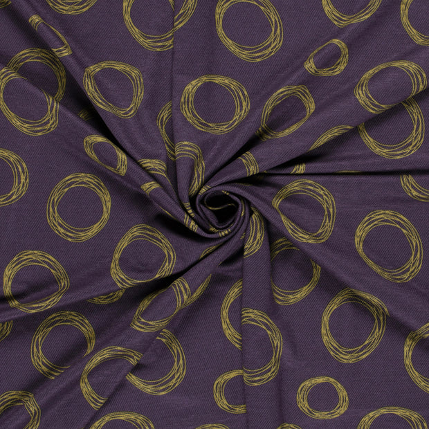 Viscose Nylon Jersey fabrik Magenta 