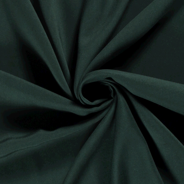 Viscosa Poplin tela Unicolor Verde oscuro