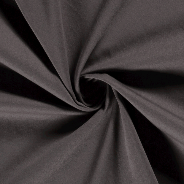 Twill Stretch fabric Unicolour Dark Grey