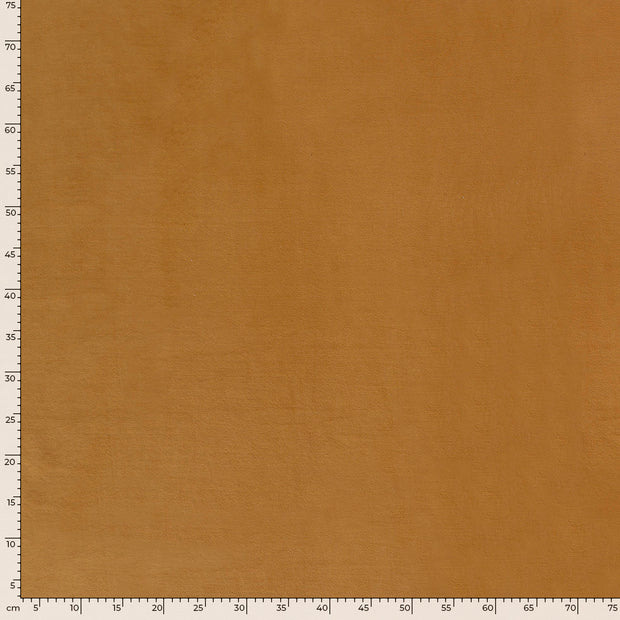 Nicky velours fabric Unicolour Camel