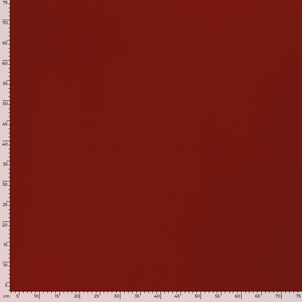 Algodón Jerséis tela Unicolor Rojo