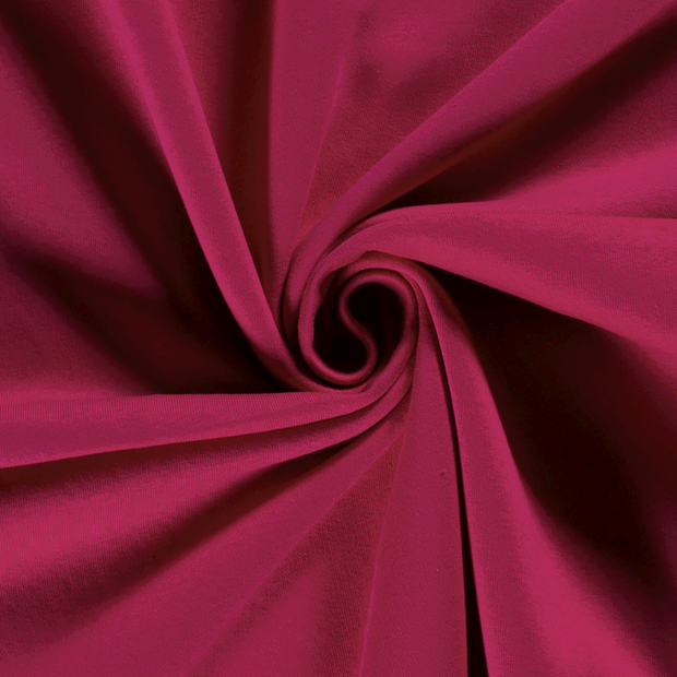 Jogging fabric Unicolour Raspberry