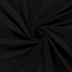Jersey de Viscose Unicolore Noir