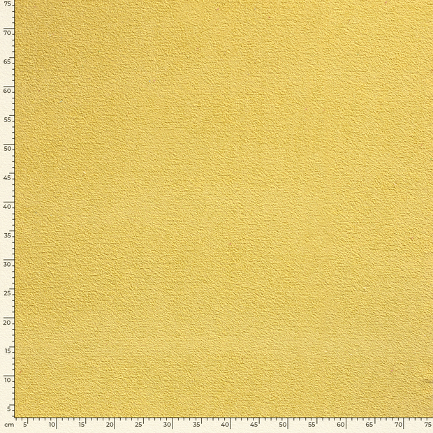 Terry Towelling fabric Unicolour Yellow