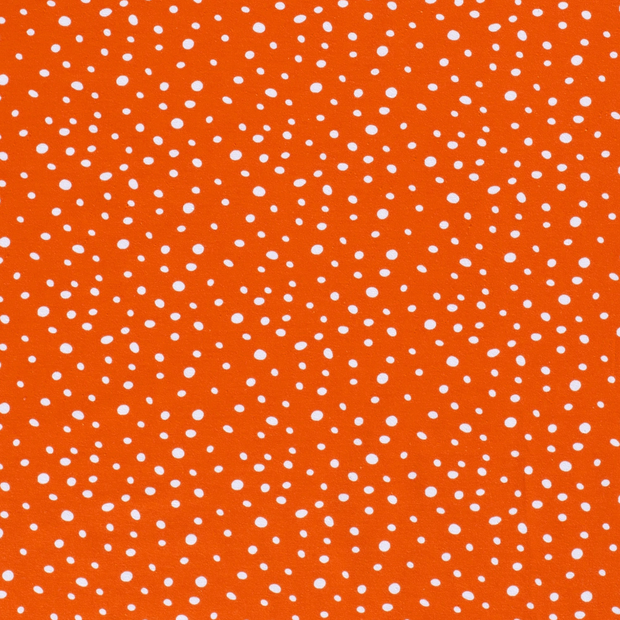 Baumwolle Jersey fabrik Punkte Orange