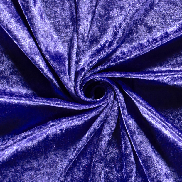 Velours fabric Unicolour Purple