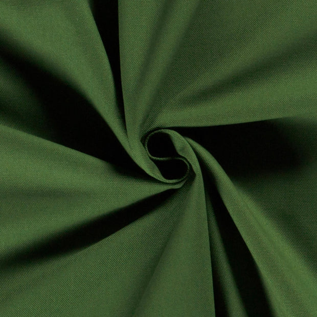Canvas fabric Unicolour Dark Green