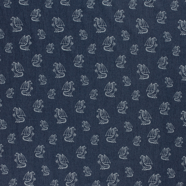 Denim fabric Navy 