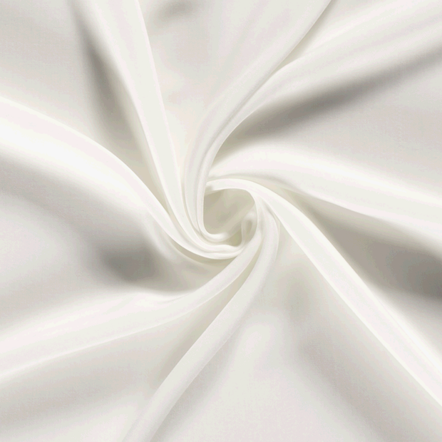 Popeline de Viscose tissu Unicolore Blanc cassé