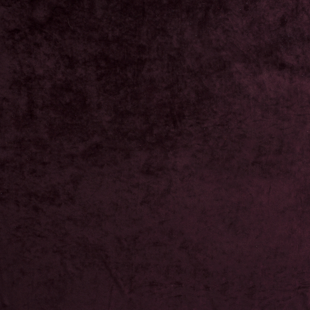 Velvet fabric Wine red 