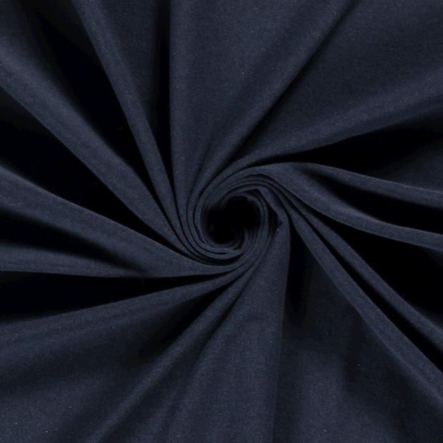 Cotton Jersey fabric Unicolour Indigo