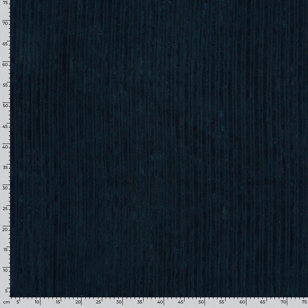 Velours Côtelé 4.5w tissu Unicolore Bleu Marine