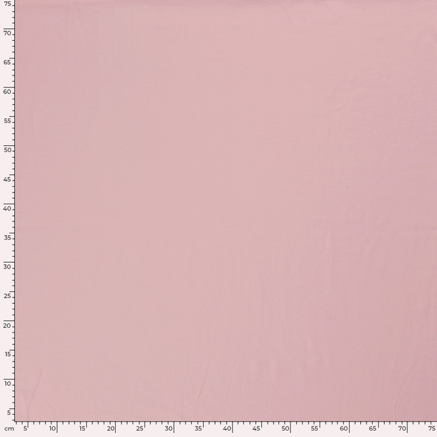 Katoen Jersey stof Effen Licht roze