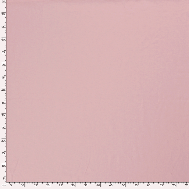 Jersey de Coton tissu Unicolore Rose clair