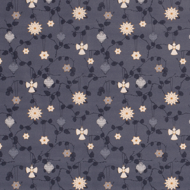 Cotton Poplin fabric Christmas 