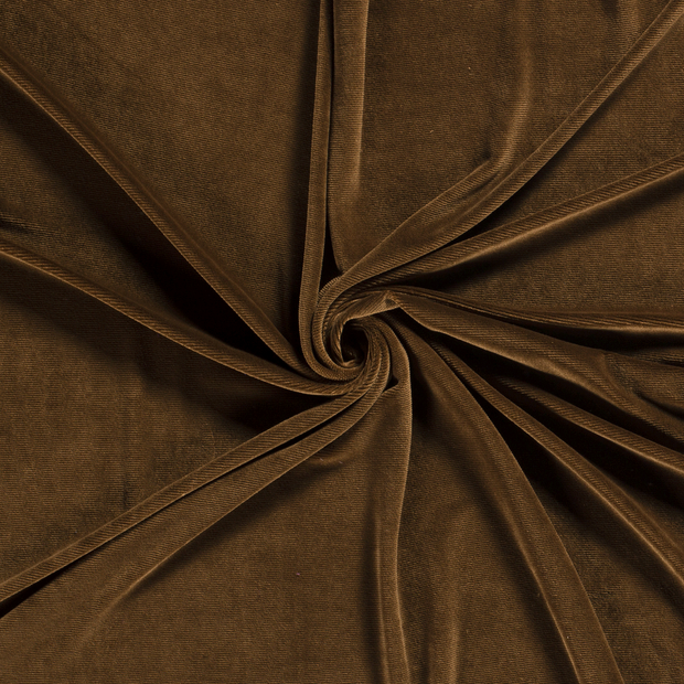 Velvet fabric Khaki Green 