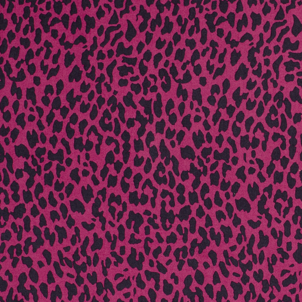 Viscose Twill fabric Panther Fuchsia