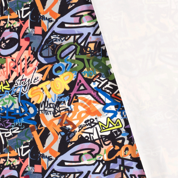 Sportswear Jersey stof Graffiti digitaal bedrukt 