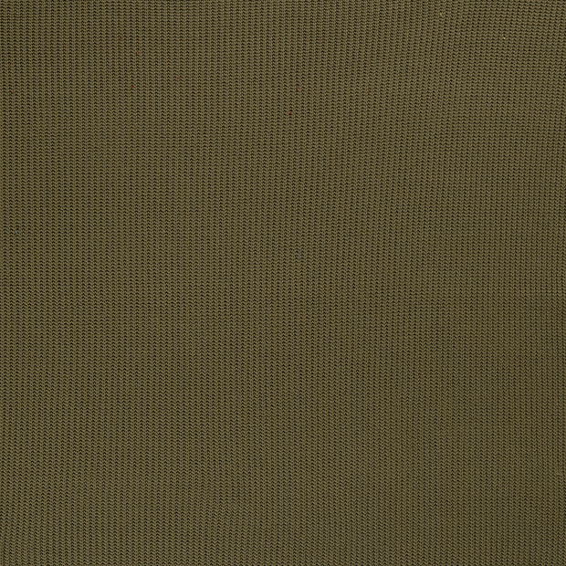 Heavy Knit tissu Vert Olive mat 