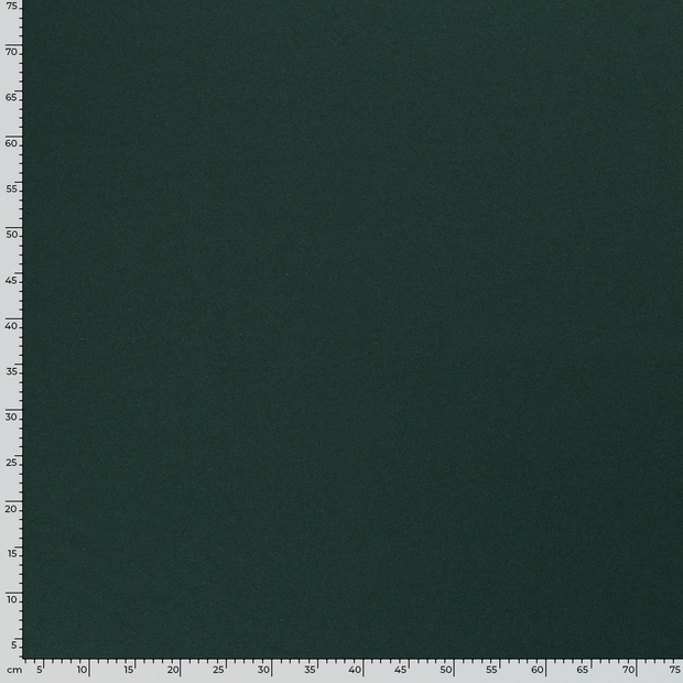 Jersey de Coton tissu Unicolore Vert foncé