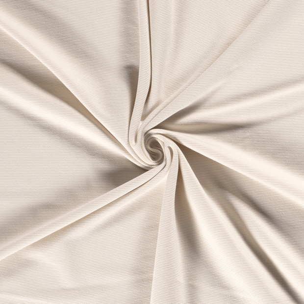 Ottoman jersey fabric Ivory 