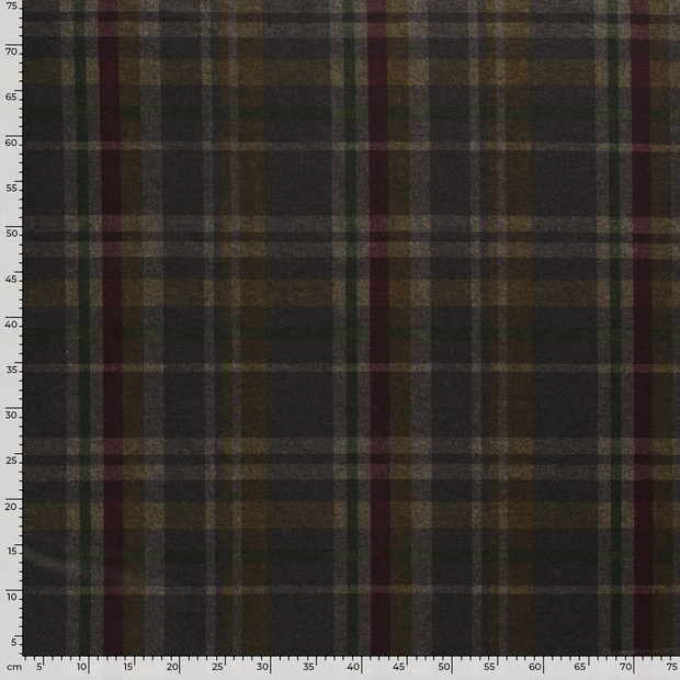 Punta di Roma fabric Checks brushed 