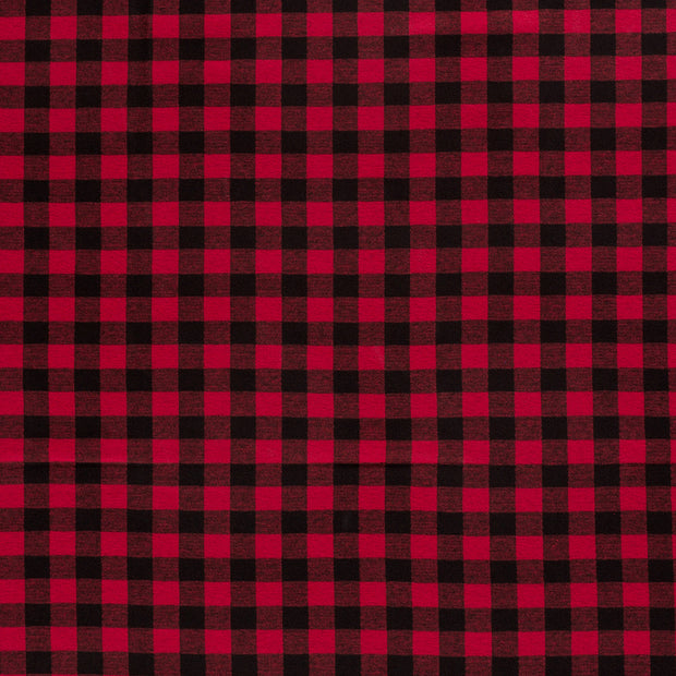 Jersey de Polyester tissu Rouge mat 